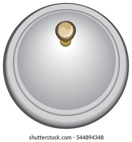 cap cover dish metal kitchenware