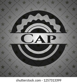 Cap dark icon or emblem