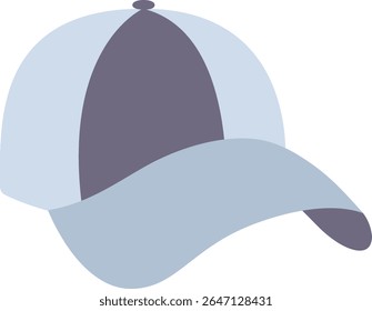 Cap. Essential accessory for sunny days. Flat graphic simple vector. Hand drawn illustration.