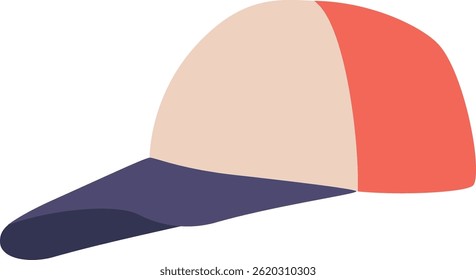 Cap fashion sport headgear vector illustration