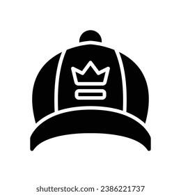 cap glyph icon. vector icon for your website, mobile, presentation, and logo design.