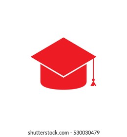 cap, graduate student attributes, icon, vector illustration, eps10,