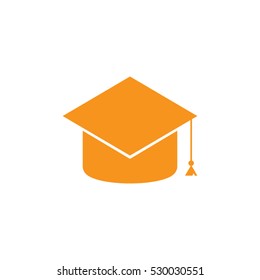 cap, graduate student attributes, icon, vector illustration, eps10,