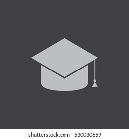 cap, graduate student attributes, icon, vector illustration, eps10,