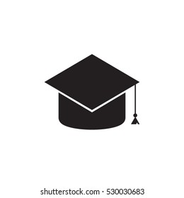 cap, graduate student attributes, icon, vector illustration, eps10,
