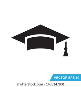 cap, graduation icon vector template