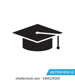 cap graduation icon vector template