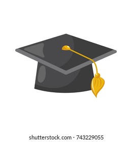 Cap Graduation Object Design Stock Vector (royalty Free) 743229055 