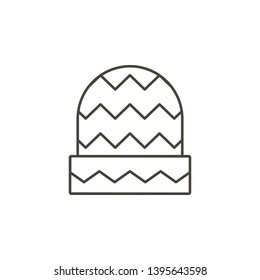 Cap, hat icon - Vector. Simple element illustration natural concept. Cap, hat icon - Vector. Organic concept vector illustration. on white background