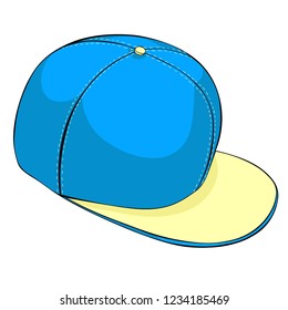 the is a cap headdress summer vector illustration