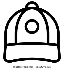 Icono de tapa Vector de contorno blanco y negro