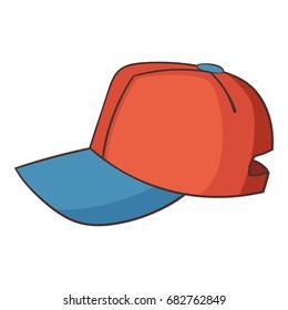 Illustration Blue Cap On White Background Stock Vector (Royalty Free ...