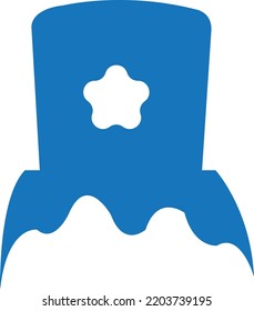 Cap icon, clothing icon vector