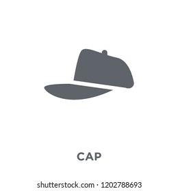 Cap icon. Cap design concept from  collection. Simple element vector illustration on white background.