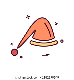 Cap icon design vector