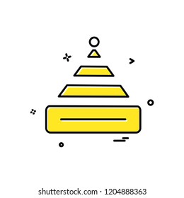 Cap icon design vector