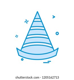 Cap icon design vector