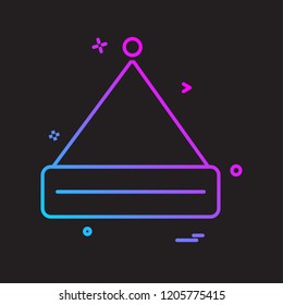 Cap icon design vector