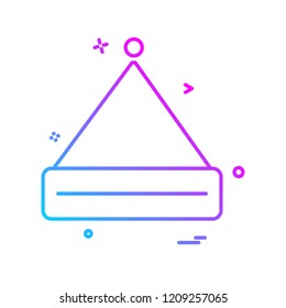 Cap icon design vector