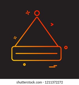 Cap icon design vector