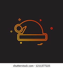 Cap icon design vector