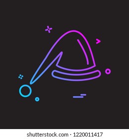 Cap icon design vector