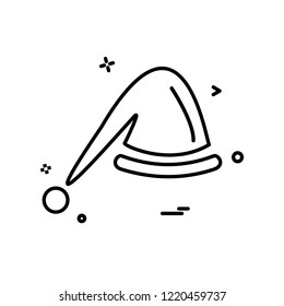 Cap icon design vector