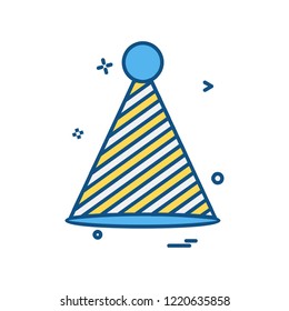 Cap icon design vector