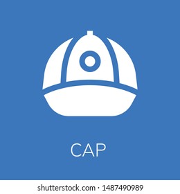  Cap icon. Editable  Cap icon for web or mobile.