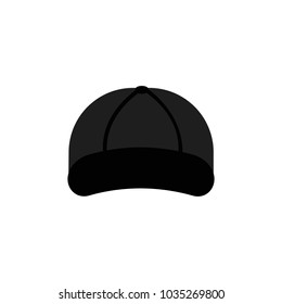 cap icon in flat style isolated vector illustration on white transparent background
