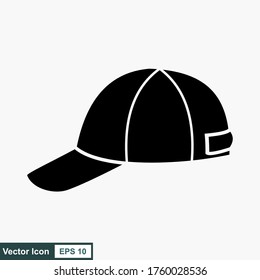 Icono de tapón en estilo plano aislado en fondo blanco. Ilustración vectorial del símbolo de la ropa.