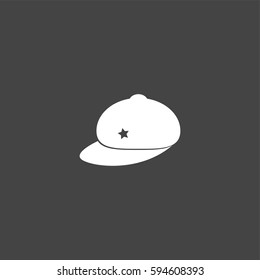 Cap icon illustration isolated vector sign symbol