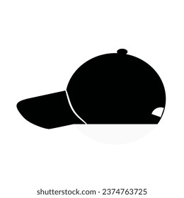 Cap icon isolated on white background. Vector illustration.