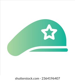 Cap-Symbol mit isoliertem Vektorgrafik und transparentem Hintergrund