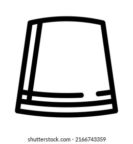 cap icon or logo isolated sign symbol vector illustration - high quality black style vector icons
