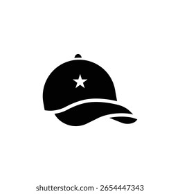 Cap icon logo sign set vector outline