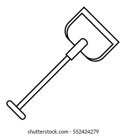  Cap icon. Outline illustration of cap vector icon for web