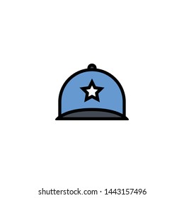 cap icon sign signifier vector