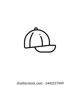 cap icon sign signifier vector