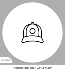 Cap icon sign vector,Symbol, logo illustration for web and mobile