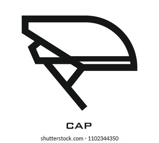 Cap icon signs