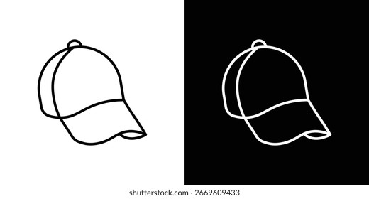 Cap icon symbol template for graphic and web design collection logo vector illustration