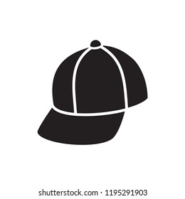 cap icon in trendy flat design 