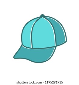 cap icon in trendy flat design 