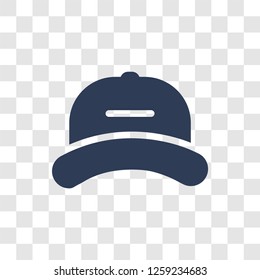 Cap icon. Trendy Cap logo concept on transparent background from Clothes collection