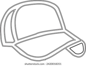 cap icon vector asset illustration