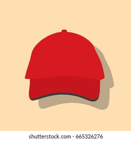 Cap icon, vector illustration design. Hats collection.