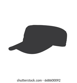 Cap icon, vector illustration design. Hats collection.