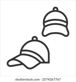 Cap Icon Vector Illustration Outline