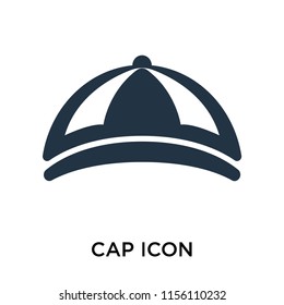 Cap icon vector isolated on white background, Cap transparent sign